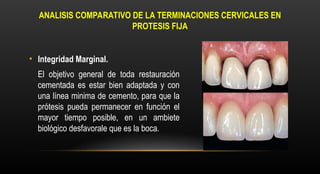 Terminaciones Cervicales en PFIJA. dentalppt | PPT