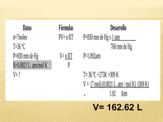 V= 162.62 L.
 