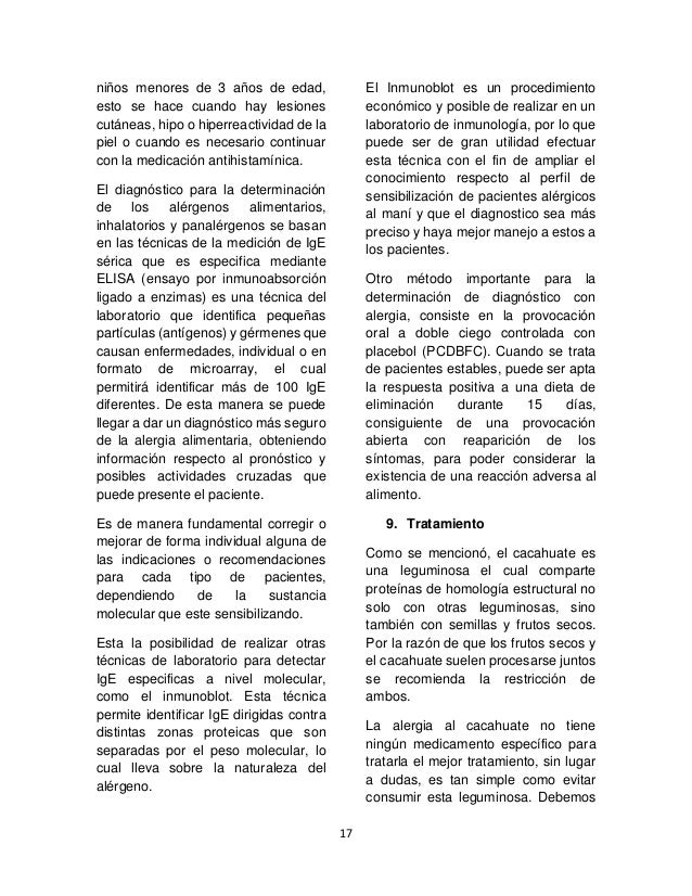 Alergia Al Cacahuate - 