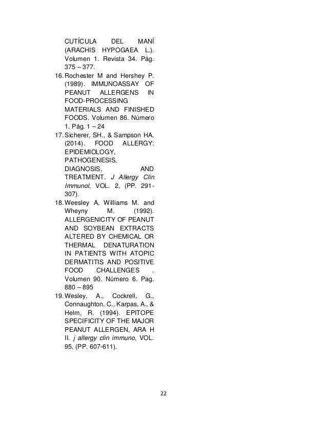 Alergia Al Cacahuate - 