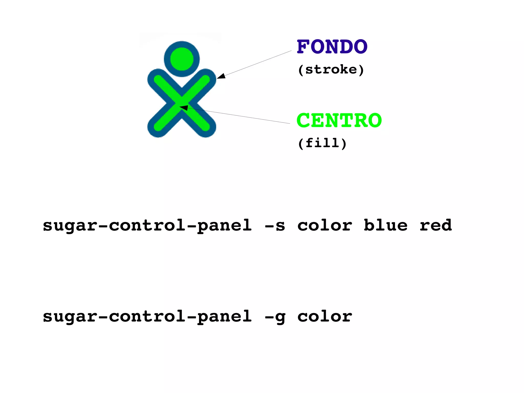 sugar-control-panel -s color blue red sugar-control-panel -g color FONDO  (stroke) CENTRO   (fill) 