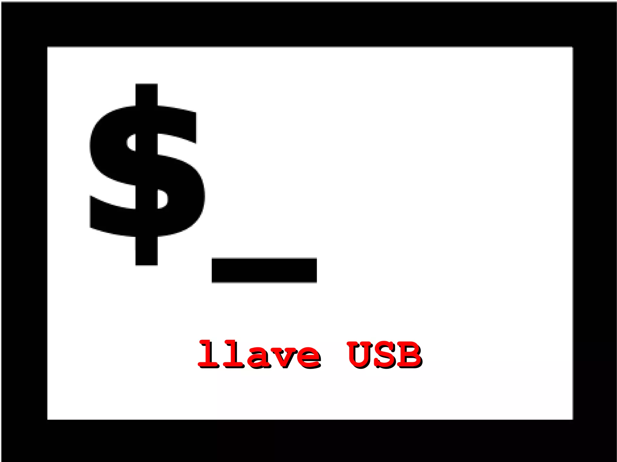 llave USB 