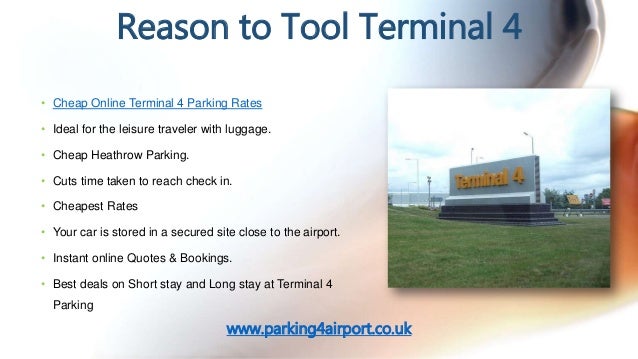 Parking at Heathrow Terminal 4, Cheap Online T4 Parking Rates