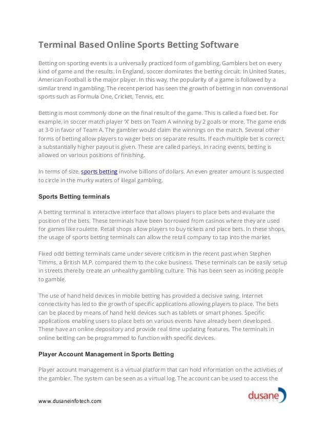 How To Set Up A Sports Betting Account How To Set Up A Sports Betting Account