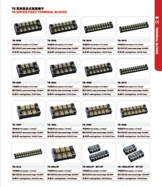 Meba Terminal Block Catalogue