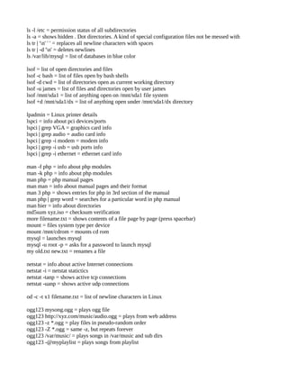 Terminal linux commands_ Fedora based | ODT