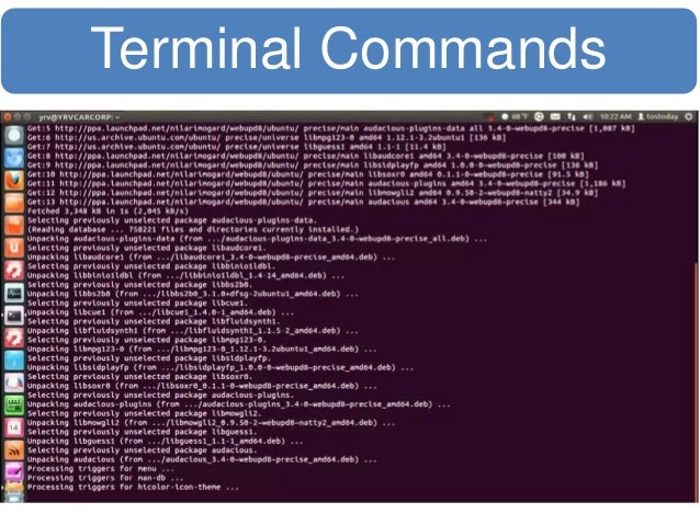 Terminal Commands (Linux - ubuntu) (part-1)