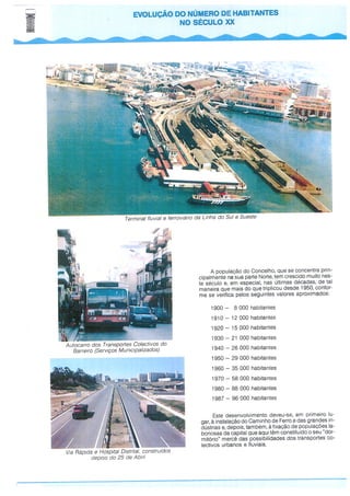Terminal fluvial e ferroviário do barreiro em 1990