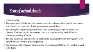 Terminal illness and death during childhood | PPTX