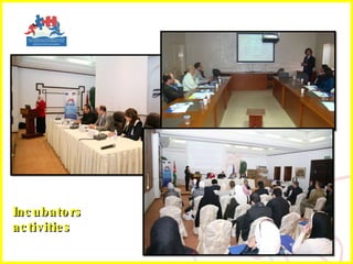 Incubators activities 