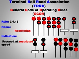 Terminal rail road association [trra] [gcor and traditional] zone 8 ...