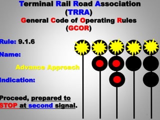 Terminal rail road association [trra] [gcor and traditional] zone 8 ...