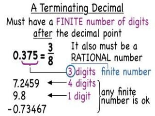 Terminating non terminating class 10 groupA | PPT