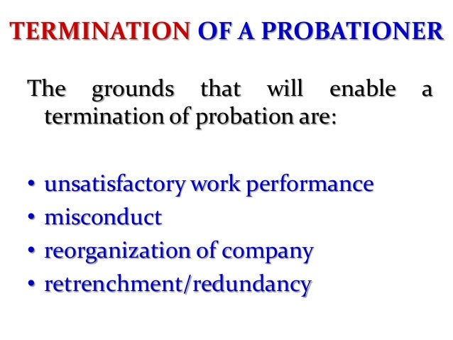 termination letter for poor performance