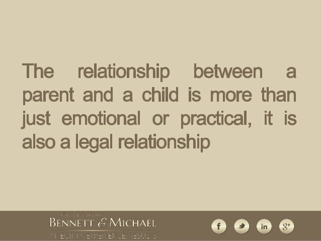 What is contained in a document for termination of parental rights?