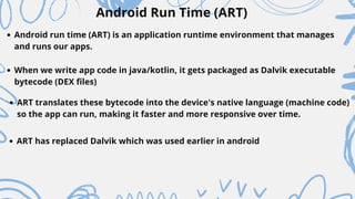 Terminologies and Technologies in Android | PDF