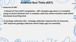 Terminologies and Technologies in Android | PDF