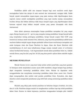 Terminologi Pendidikan Dalam Islam.docx