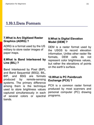 Terminology and Basic Questions About GIS | PPT