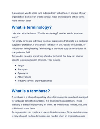 Terminology Management in Translation: Your Guide to the Essentials ...