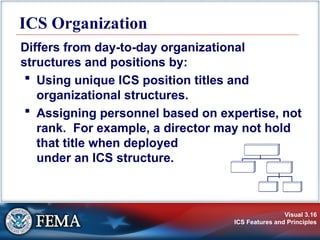 ICS Features and Principles Fema org 2017 | PPT
