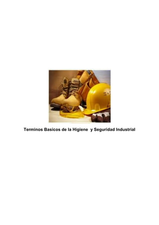 Terminos Basicos de la Higiene y Seguridad Industrial
 