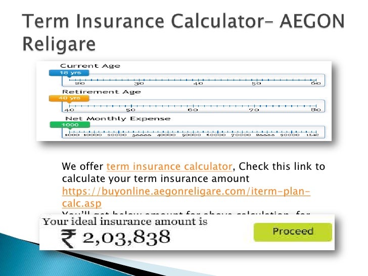 Term Insurance Buy Online at AEGON Religare