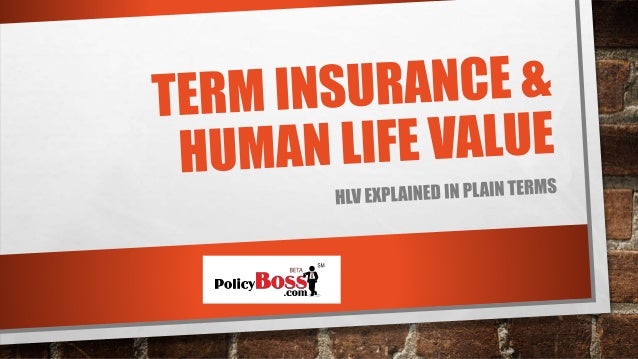 Human Life Value In Insurance Thismylife Ing