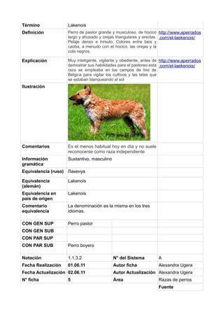 Razas de perros | PDF
