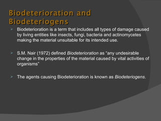 Termite: the most potent biodeteriogen | PPT