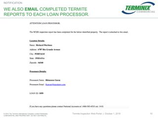 Termite inspection portal - terminix | PPT