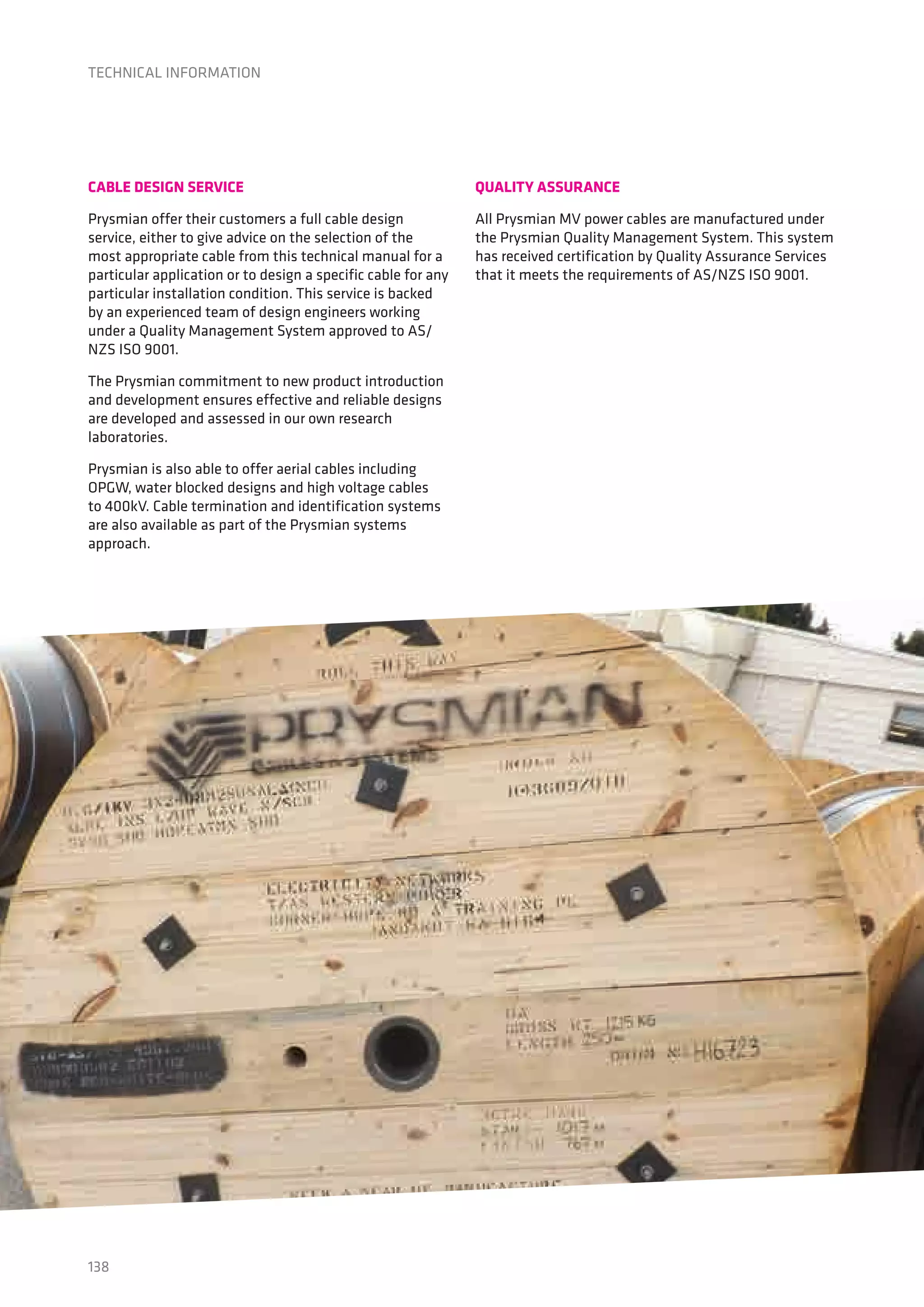 Prysmian Medium Voltage Cable - Termitex | PDF