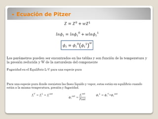  Ecuación de Pitzer
 
