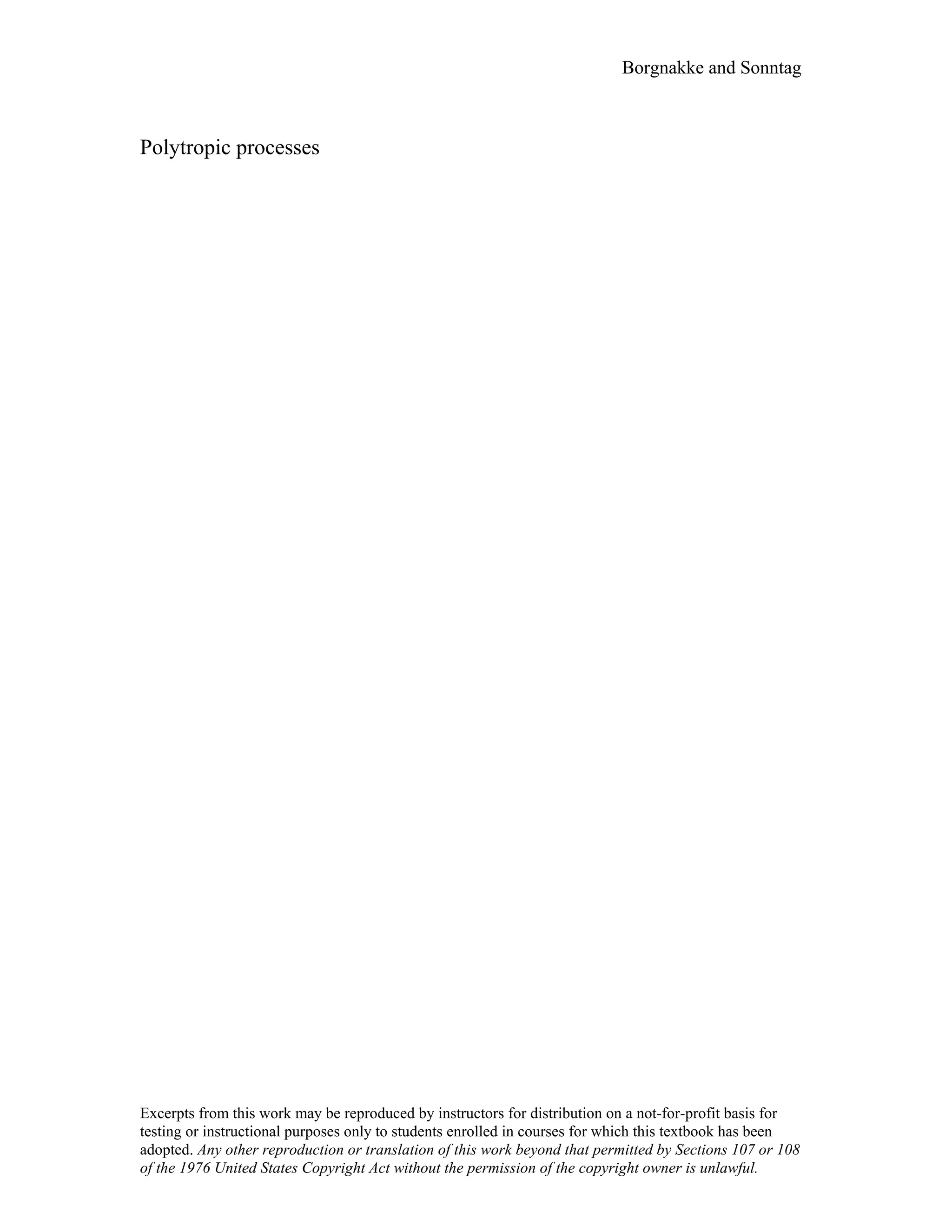 Thermodynamic solutions