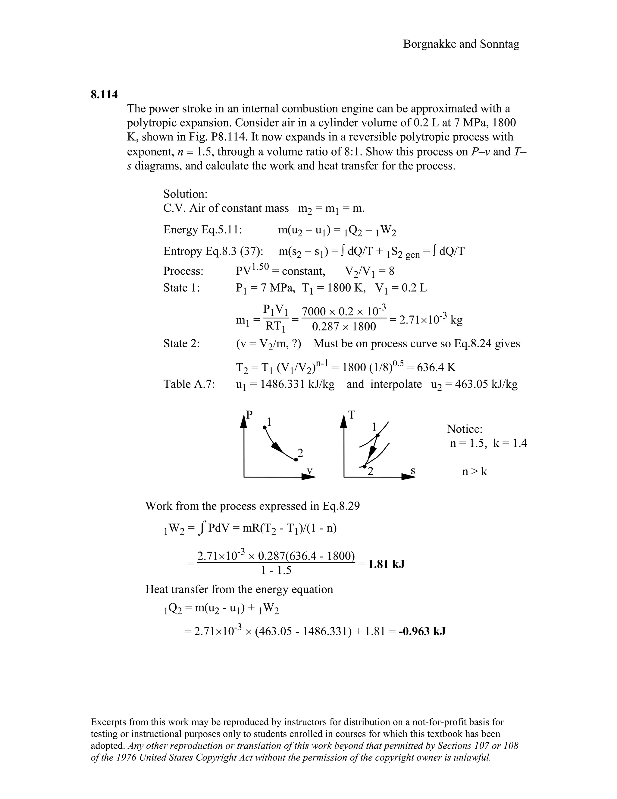 Thermodynamic solutions