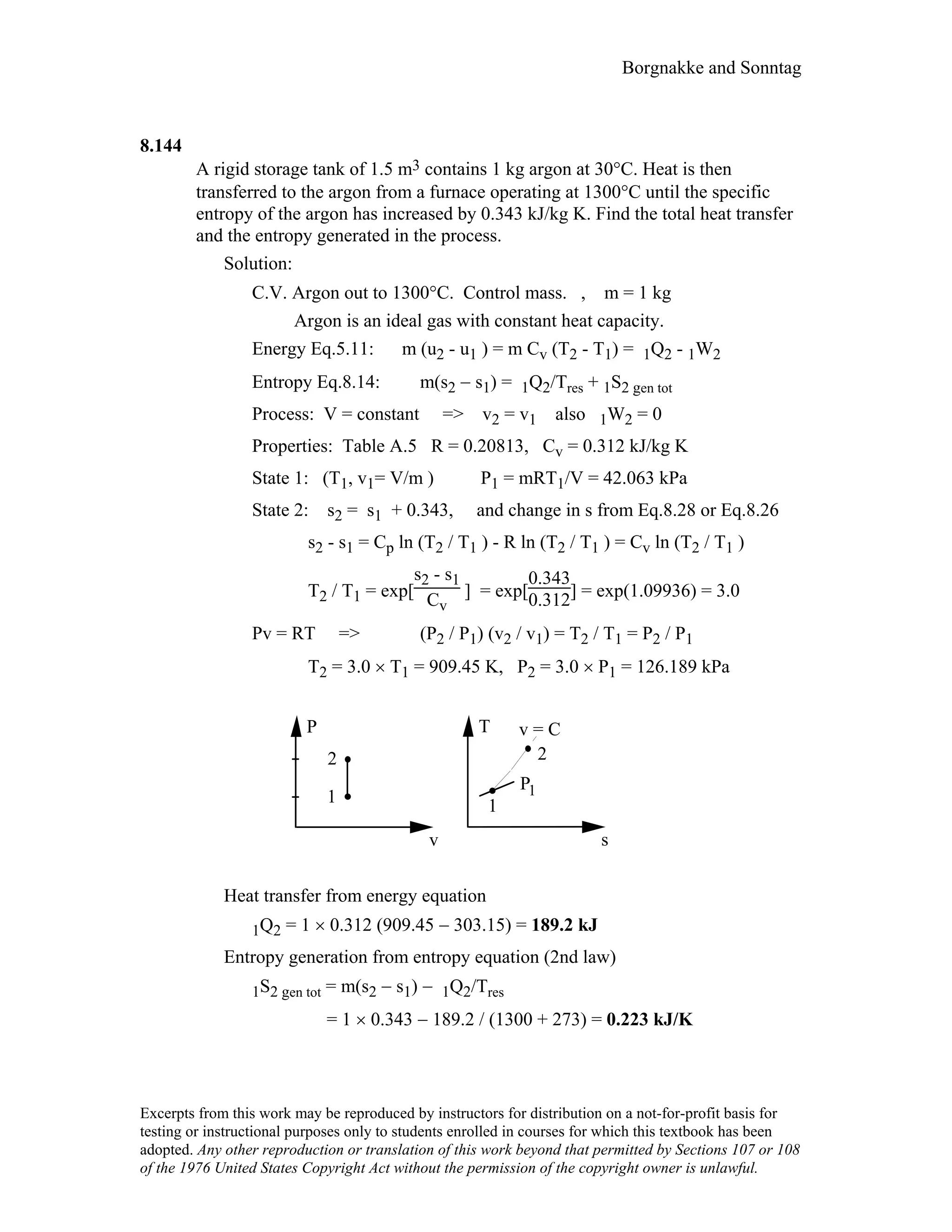 Thermodynamic solutions