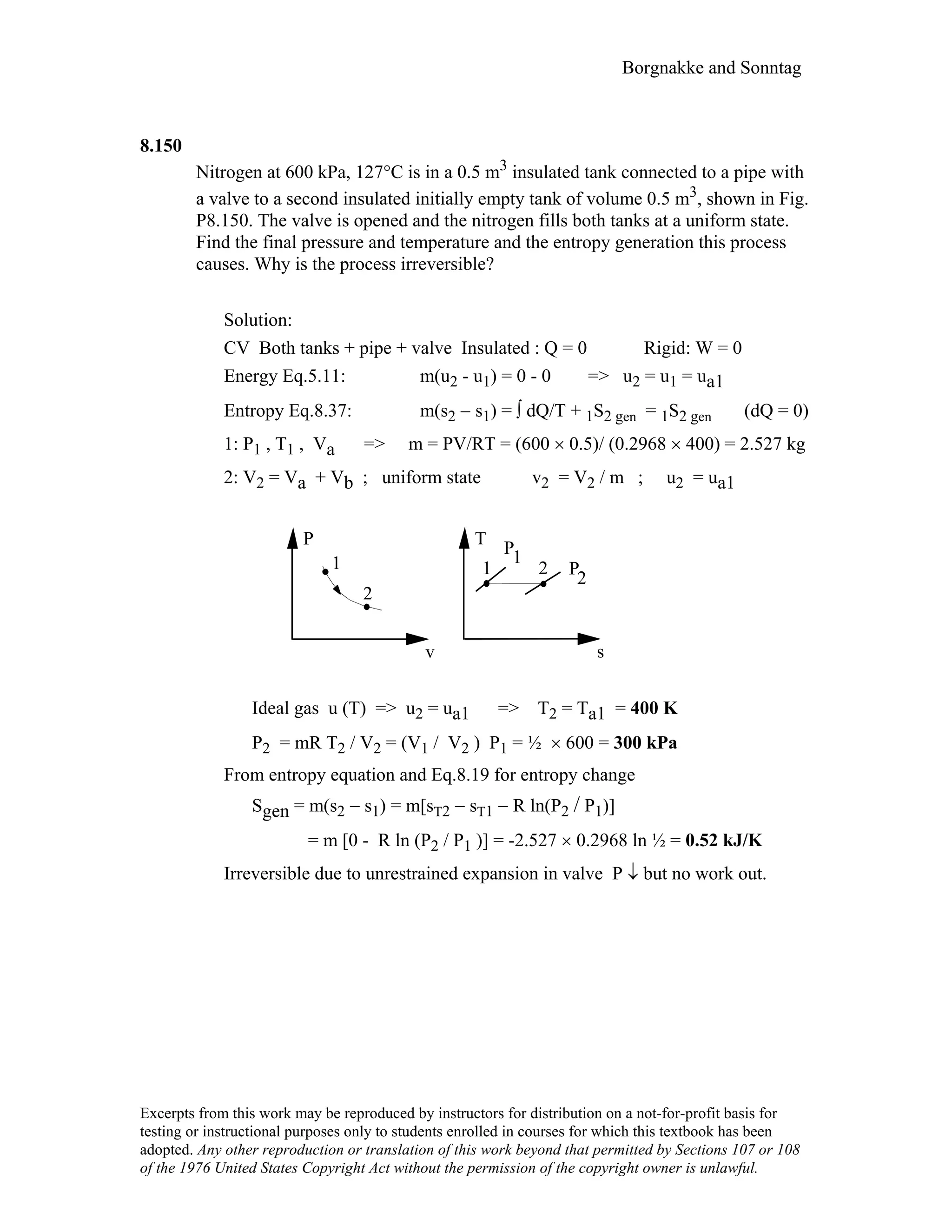 Thermodynamic solutions