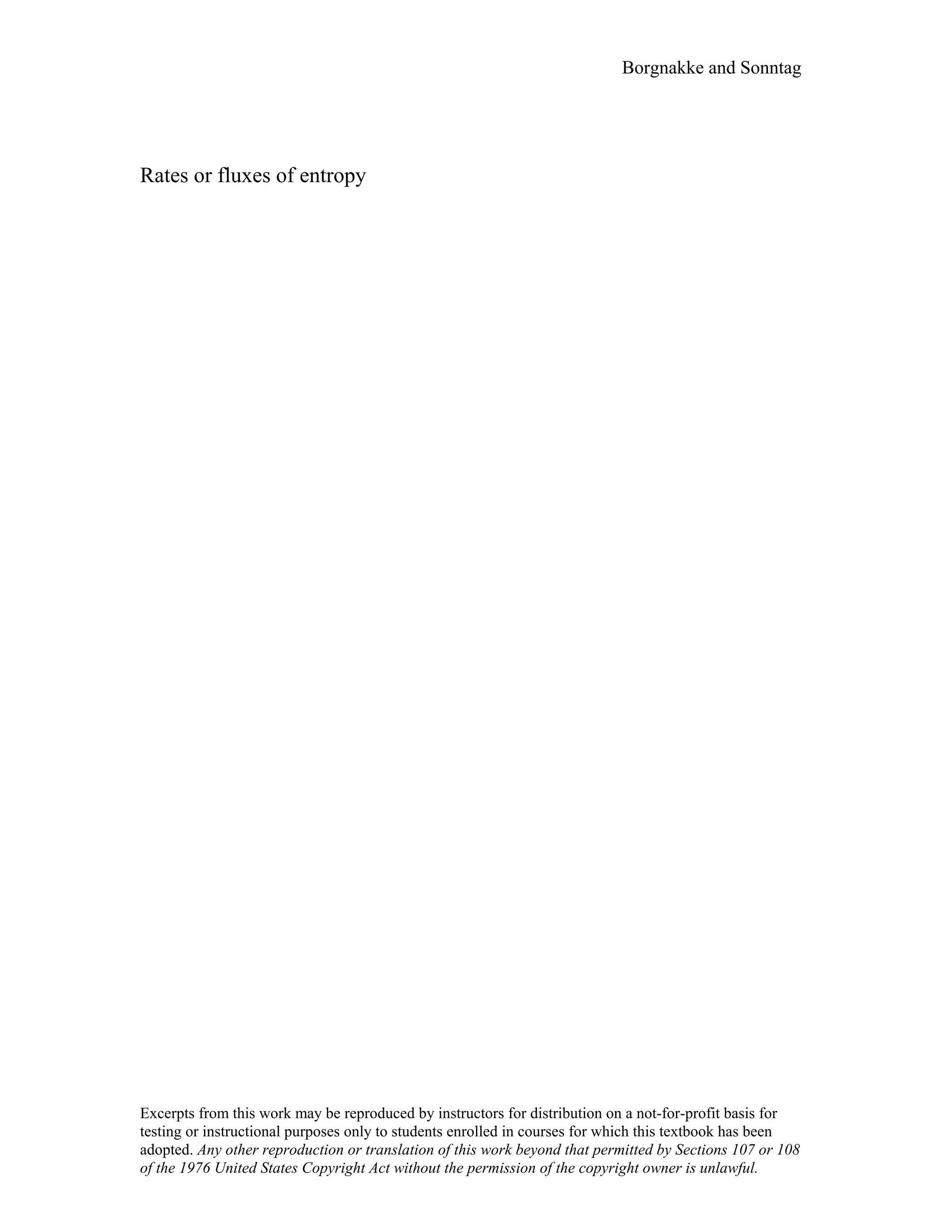 Thermodynamic solutions