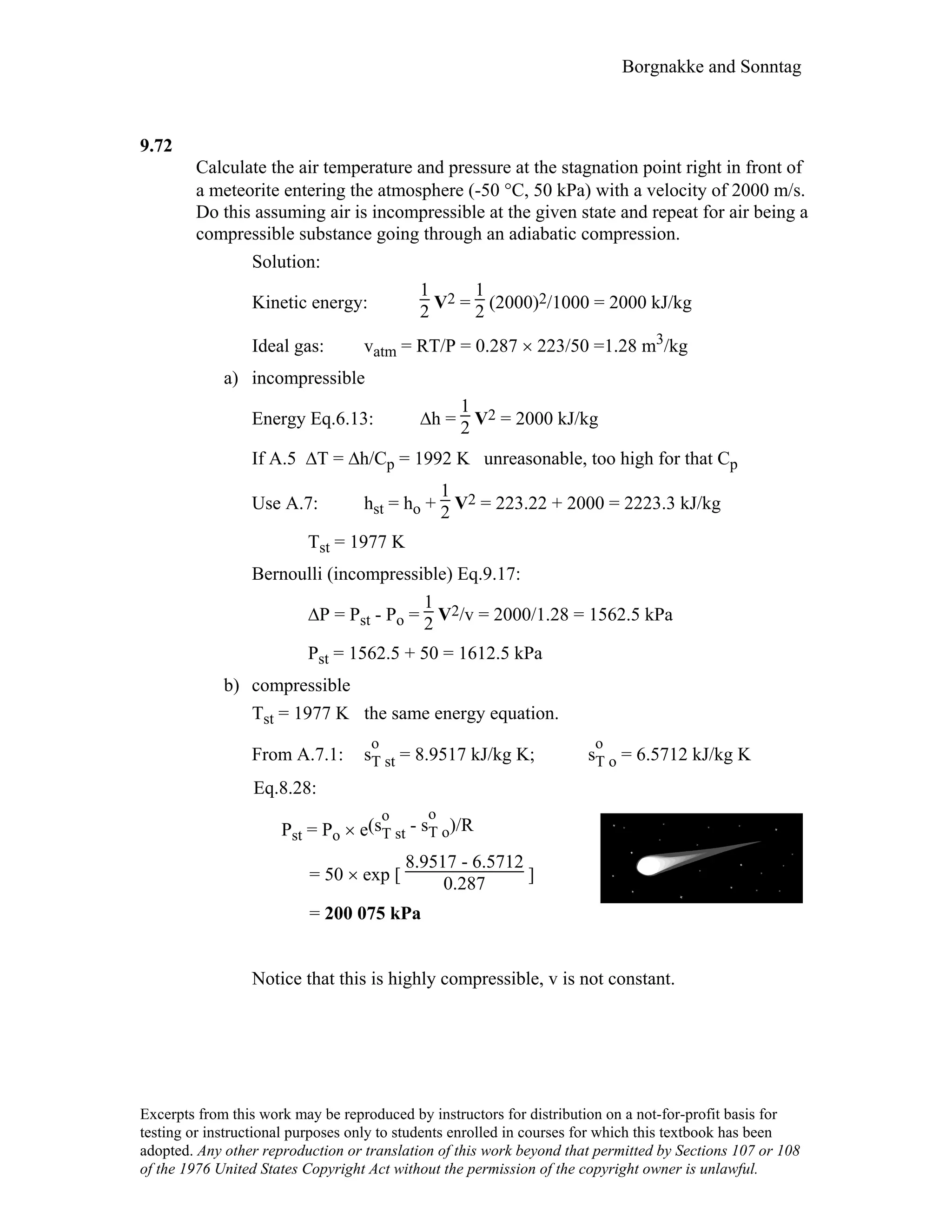 Thermodynamic solutions