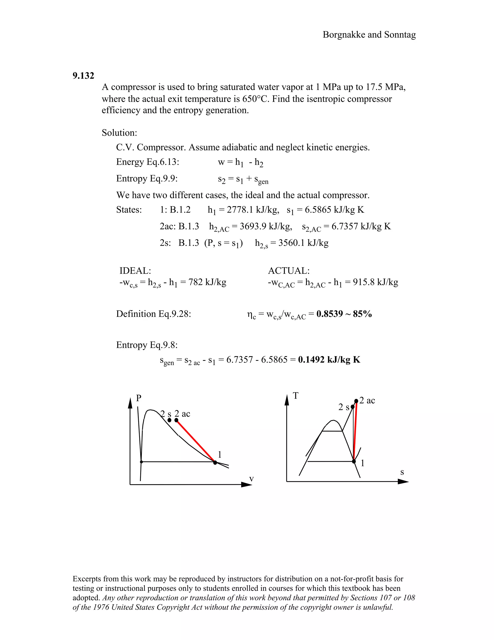 Thermodynamic solutions