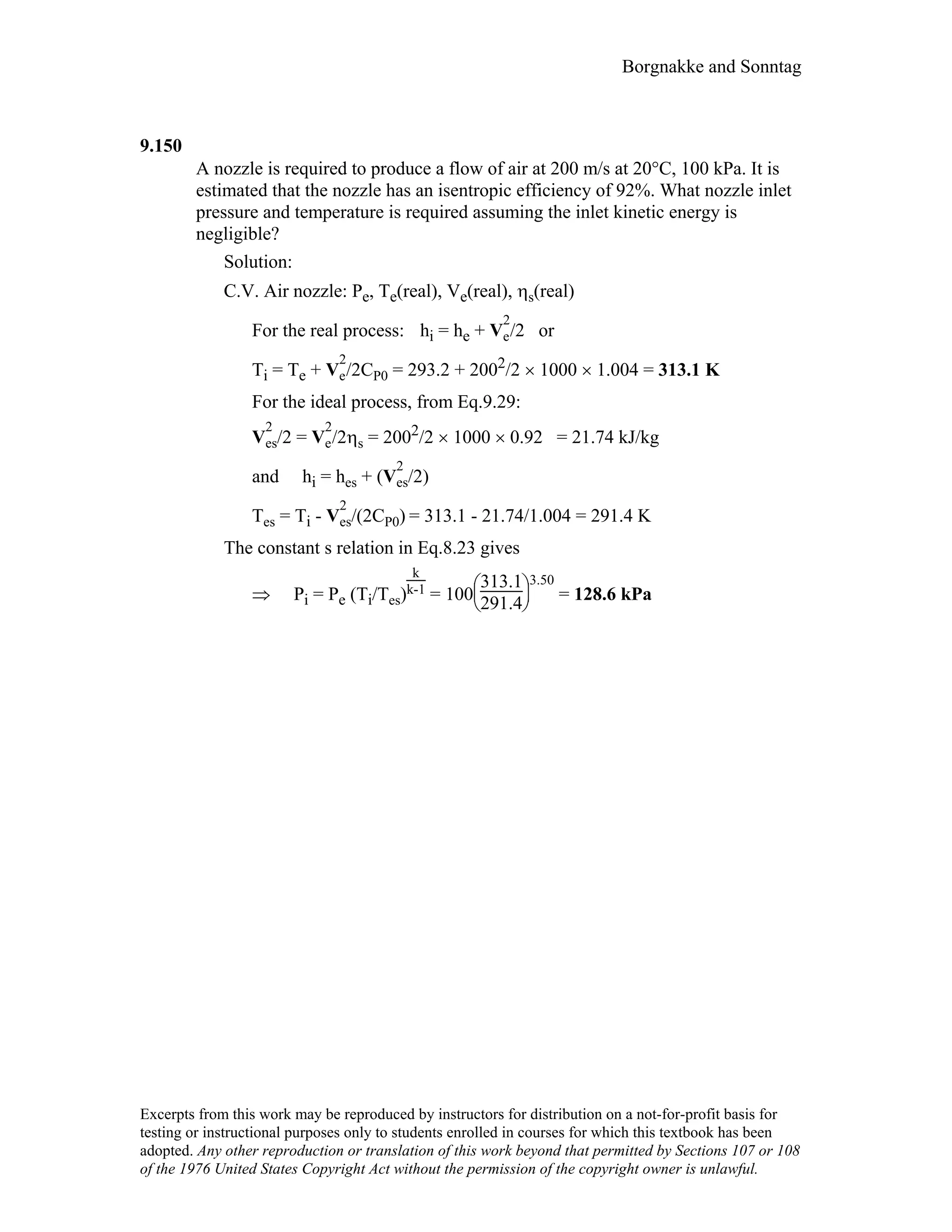 Thermodynamic solutions