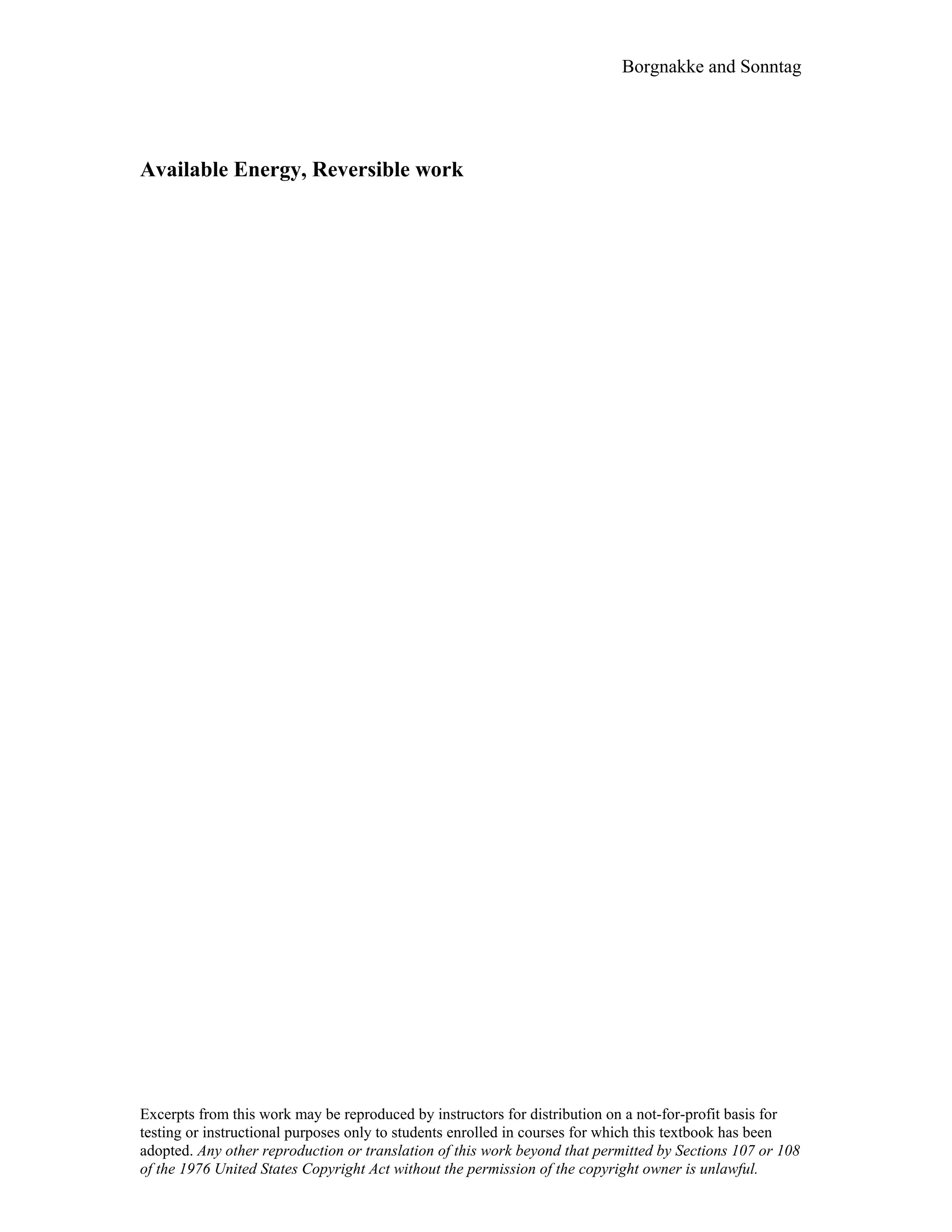 Thermodynamic solutions