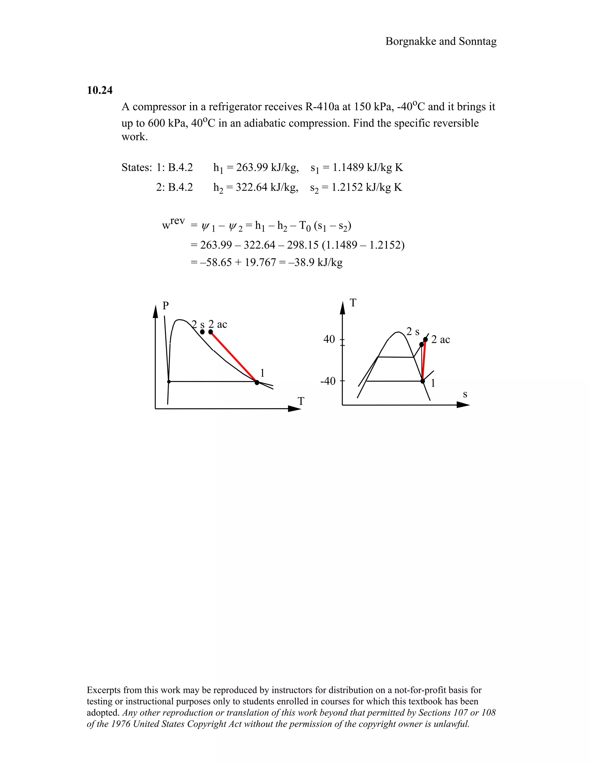 Thermodynamic solutions