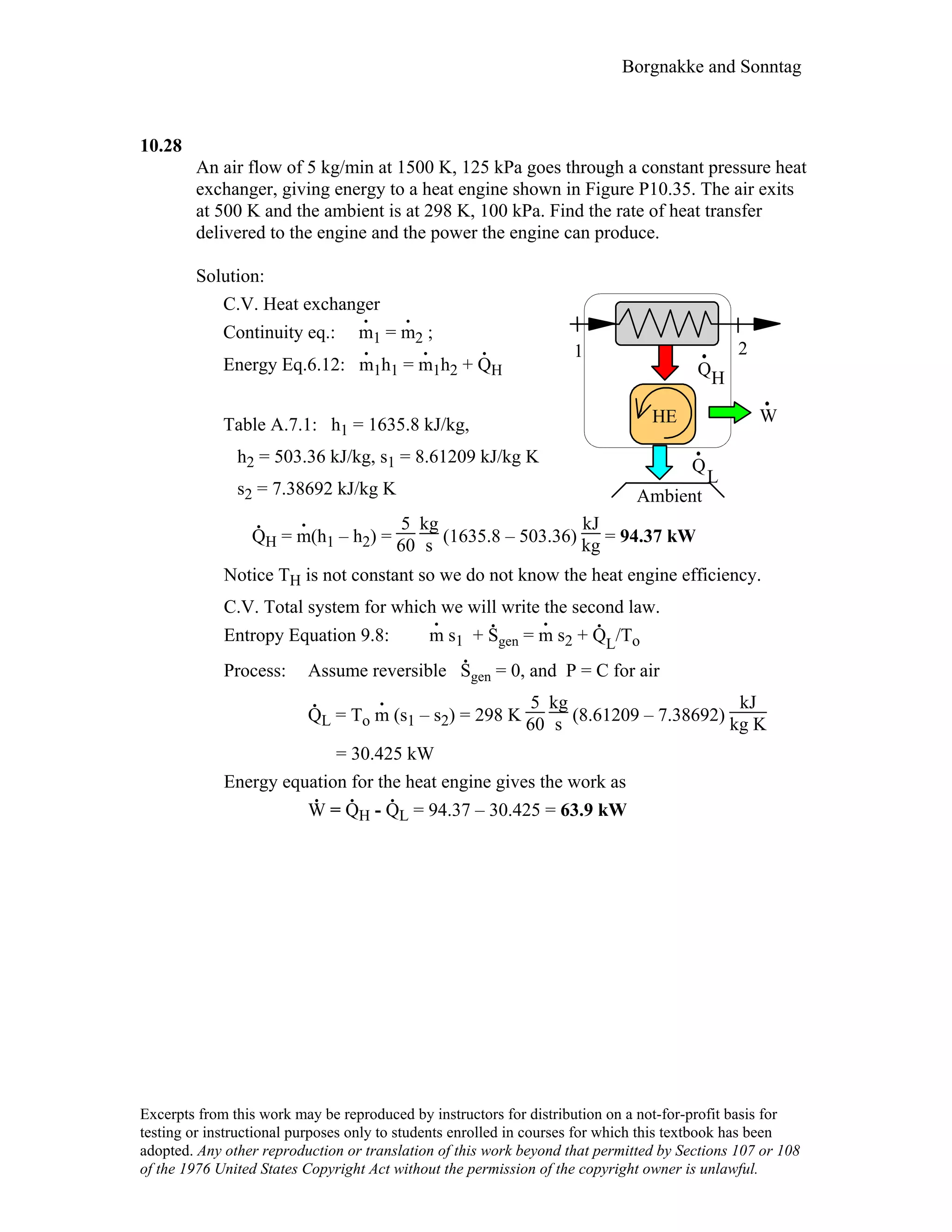 Thermodynamic solutions