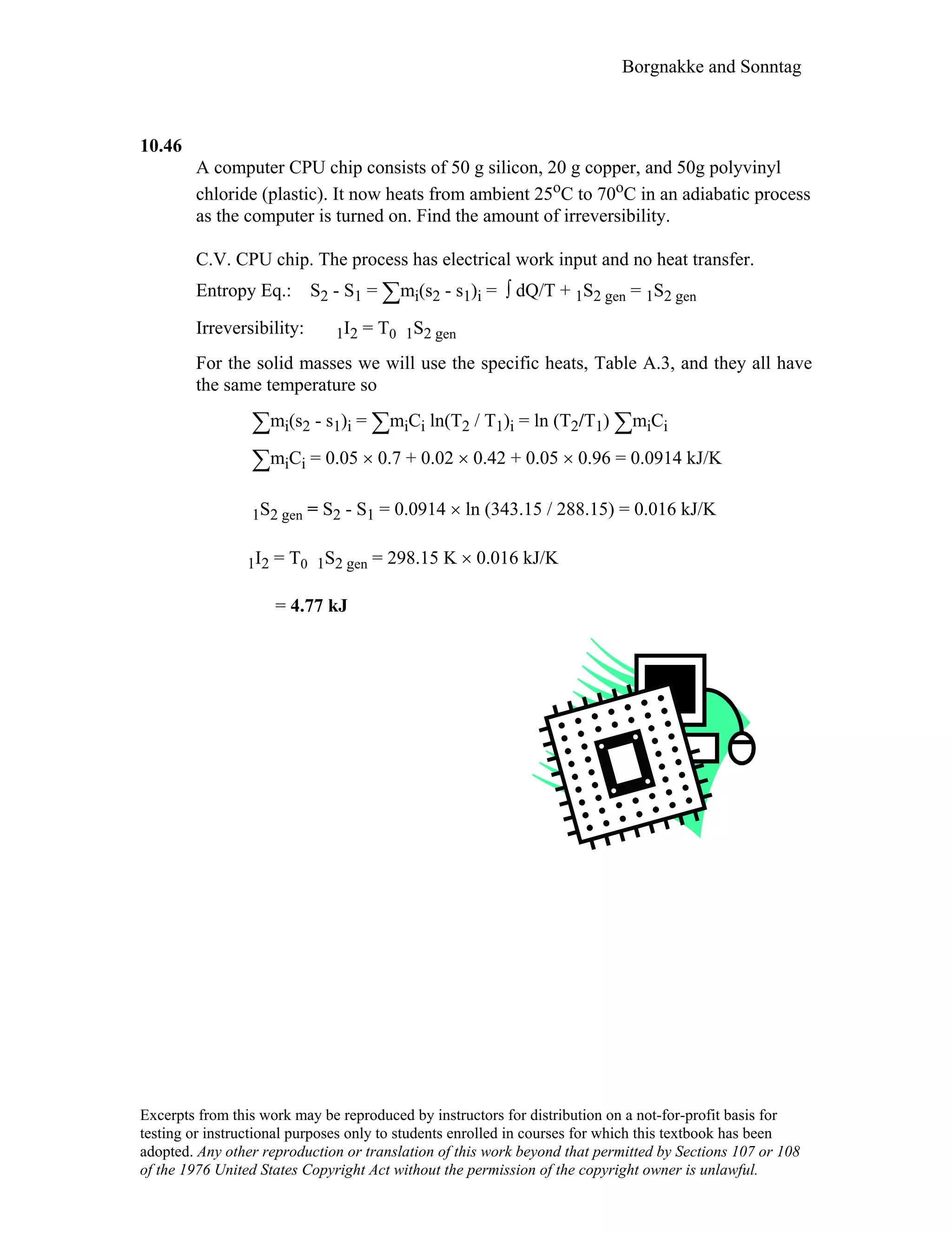 Thermodynamic solutions
