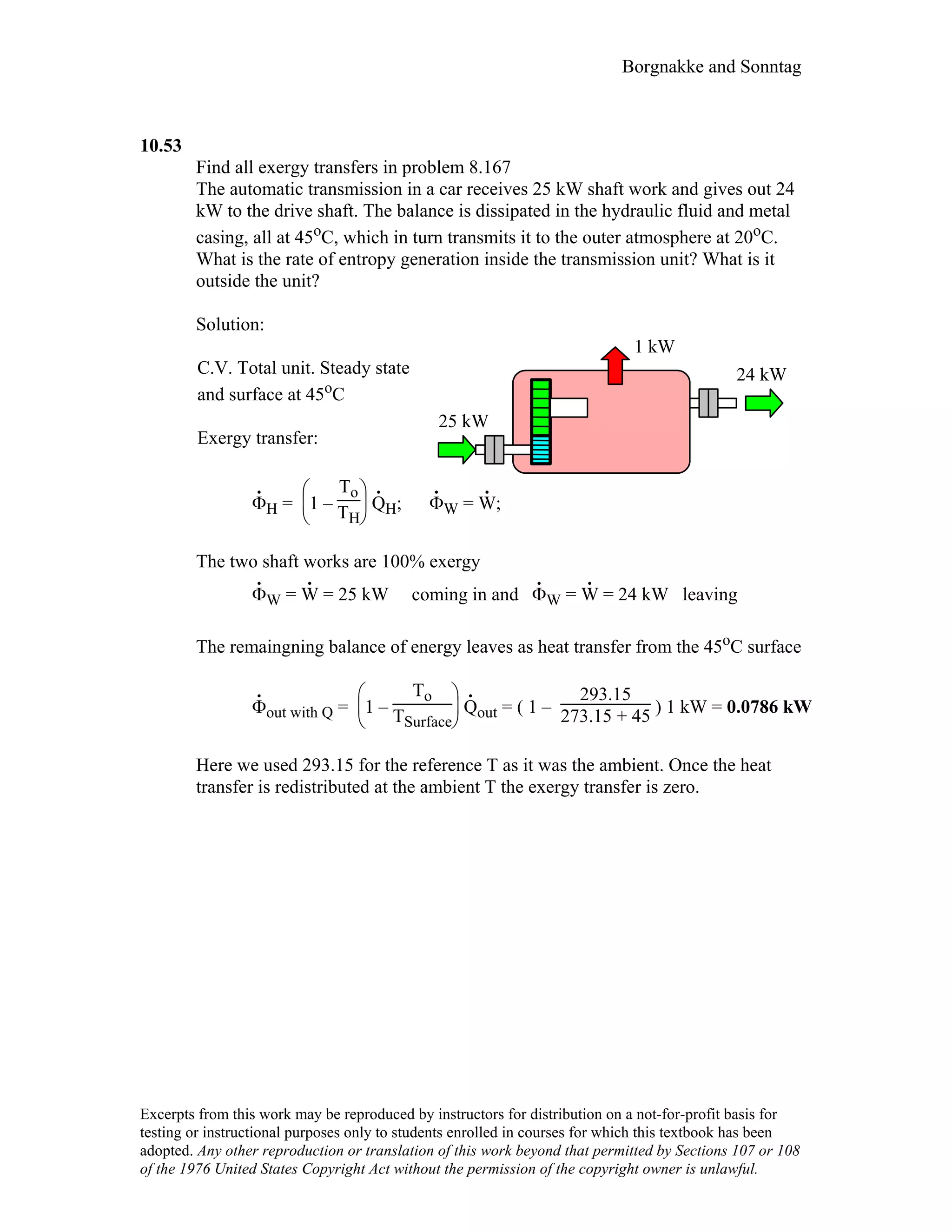 Thermodynamic solutions