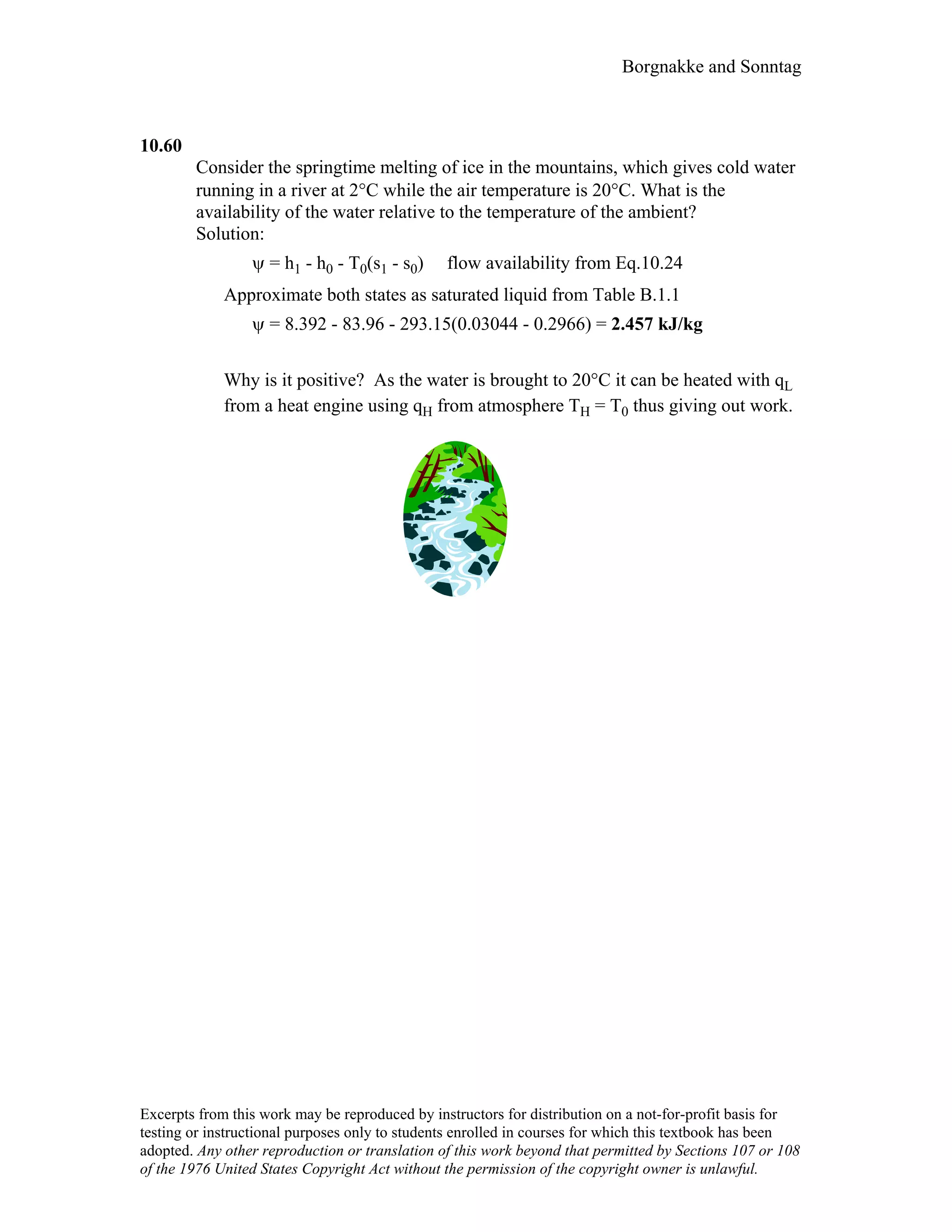 Thermodynamic solutions