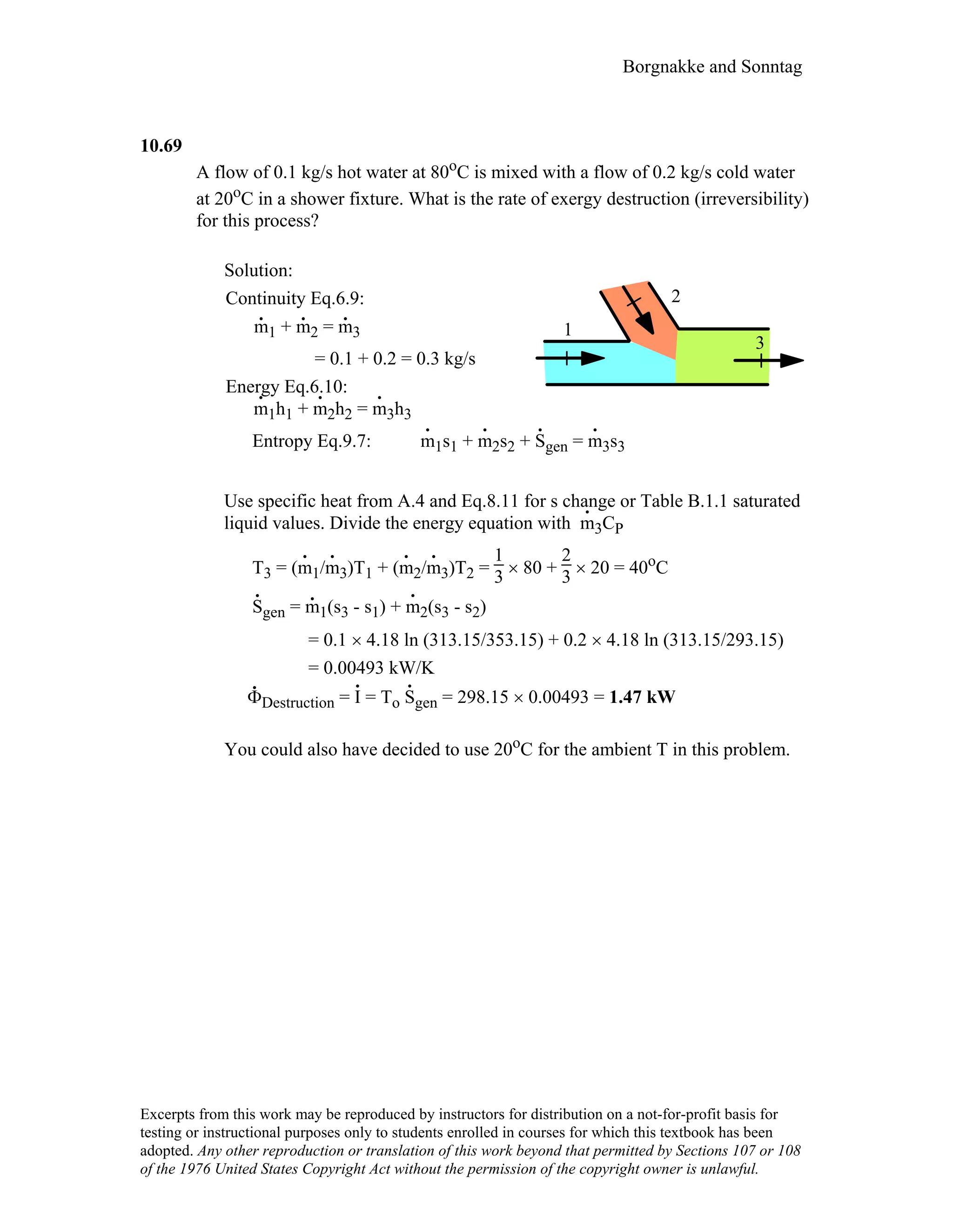 Thermodynamic solutions