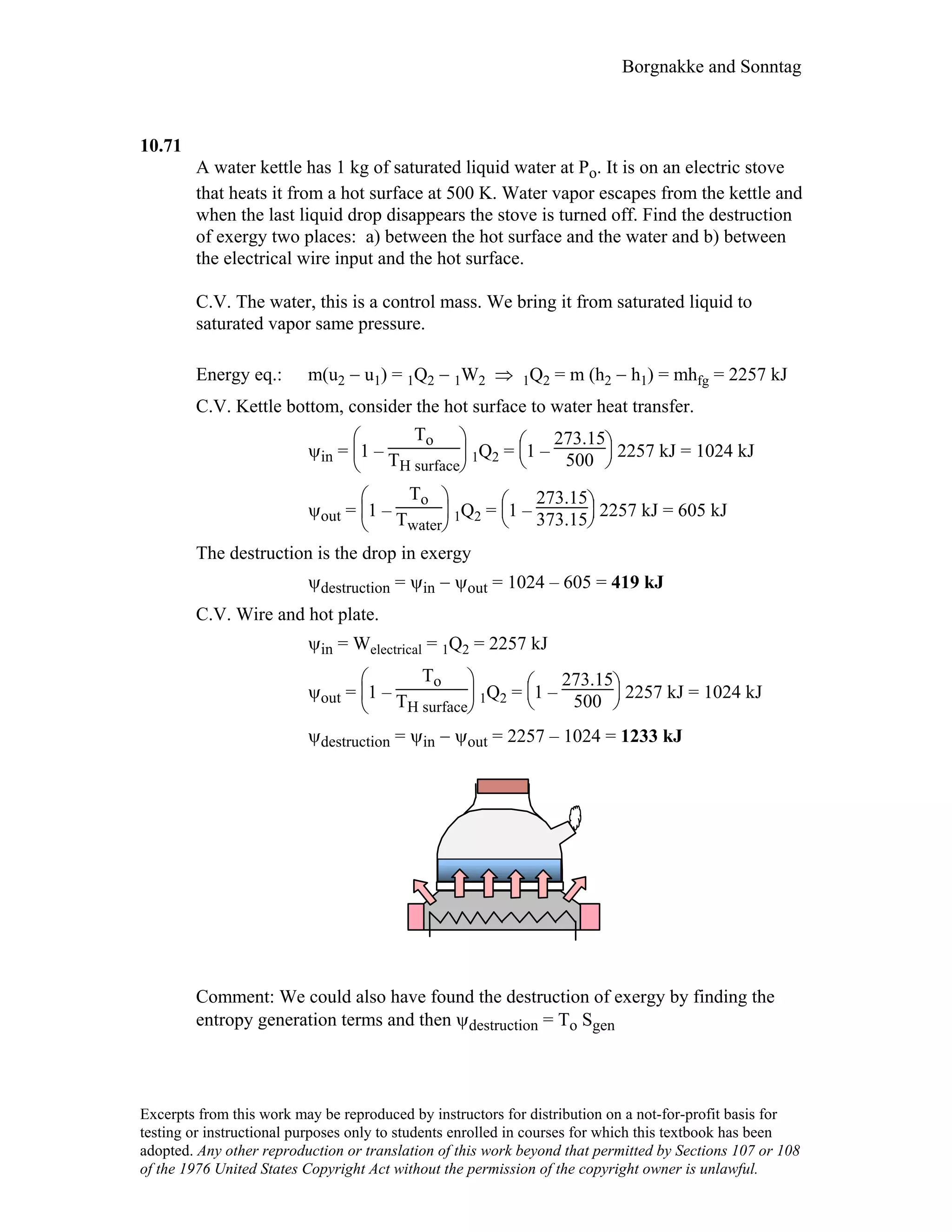 Thermodynamic solutions