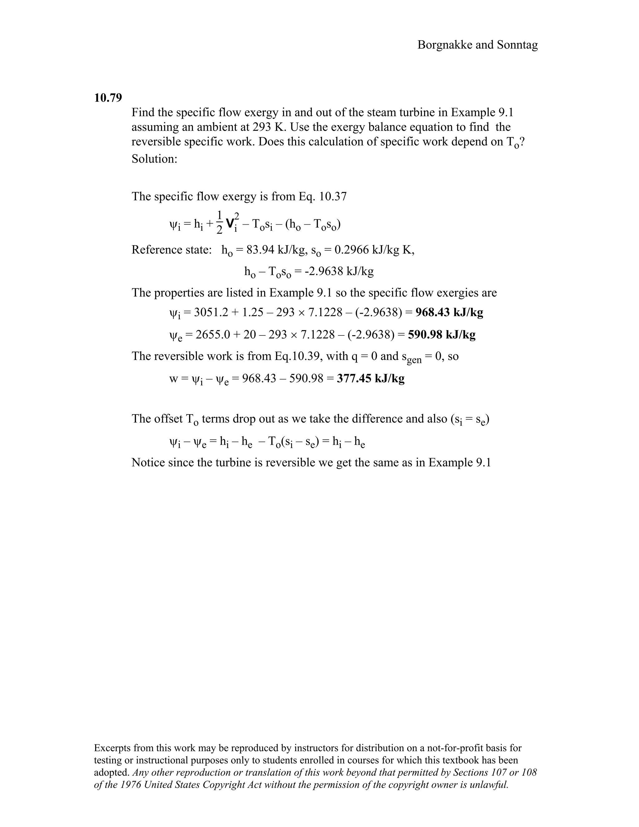 Thermodynamic solutions